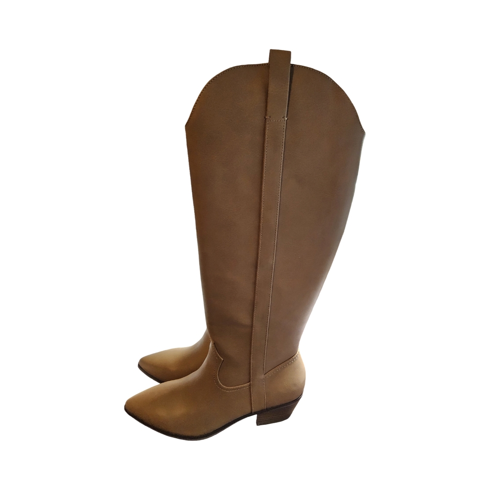 Universal Thread Heeled Boots Size 9 light brown - Picture 3 of 9